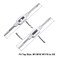 uxcell Adjustable Tap Wrench Handle for Metric M1M10 Mertic 116 38UNCUNF Taps Thread Tap Holder Reamer Hand Tapping Tool for Machinist Repair Chrome Plated