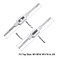 uxcell Adjustable Tap Wrench Handle for Metric M1M10 Mertic 116 38UNCUNF Taps Thread Tap Holder Reamer Hand Tapping Tool for Machinist Repair Chrome Plated