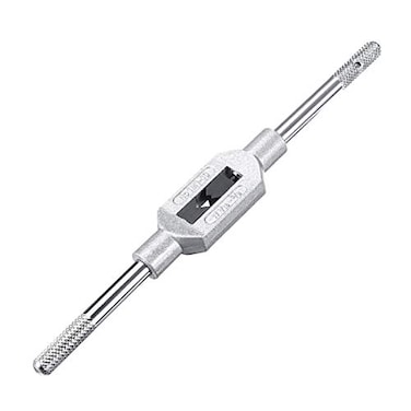 uxcell Adjustable Tap Wrench Handle for Metric M1M10 Mertic 116 38UNCUNF Taps Thread Tap Holder Reamer Hand Tapping Tool for Machinist Repair Chrome Plated