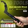 WEDO Adjustable C Spanner Hook WrenchAdjustable Hook Wrench40 Chrome Steel Size 115170mmDie ForgedStrong TorqueHigh StrengthWear ResistanceBlackSpray on SurfaceDIN1810 Standard