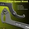 WEDO Adjustable C Spanner Hook WrenchAdjustable Hook Wrench40 Chrome Steel Size 115170mmDie ForgedStrong TorqueHigh StrengthWear ResistanceBlackSpray on SurfaceDIN1810 Standard
