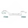 WINTOWIN Shock Spanner WrenchMotorcycle Shock Wrench 68mm and 87mmPin Spanner to Adjust the Rear Suspension and Shock Silver