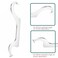WINTOWIN Shock Spanner WrenchMotorcycle Shock Wrench 68mm and 87mmPin Spanner to Adjust the Rear Suspension and Shock Silver
