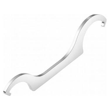 WINTOWIN Shock Spanner WrenchMotorcycle Shock Wrench 68mm and 87mmPin Spanner to Adjust the Rear Suspension and Shock Silver