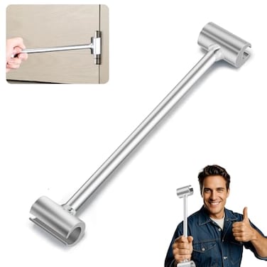X.Store XStore Door Hinge Adjustment Tool Heavy Duty Hinge Gap Wrench Adjustable 033068in for Fire Door Security Door Residential Commercial Door Hinge Repair Alignment