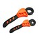 YOUSEMOT 2Pcs Oil Filter Wrench Set Car Repair Tools Jar Openers Pipe Wrench Rubber Strap Wrench Set for Mechanics Plumbers Orange