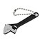 GENNEL 25 inch Mini Size Adjustable Wrench 25 Black Tiny Spanner Nut Wrench Tool Jaw Capacity 010mm