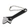 GENNEL 25 inch Mini Size Adjustable Wrench 25 Black Tiny Spanner Nut Wrench Tool Jaw Capacity 010mm
