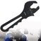 SEBLAFF AN316AN Wrench Adjustable Aluminum Fitting Wrench Tool Set for An Hose Fitting Adapter End Black