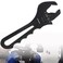 SEBLAFF AN316AN Wrench Adjustable Aluminum Fitting Wrench Tool Set for An Hose Fitting Adapter End Black