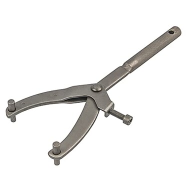 ESreake Adjustable Wrench 300mm Long Iron Material Fits Different Flywheel Sizes