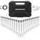 WORKPRO 22Piece Ratcheting Combination Wrench Set 72 Teeth Combo Ratchet Wrenches Set with Organizer Box Metric 618mm SAE 1434