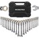 WORKPRO 22Piece FlexHead Ratcheting Wrench Set Ratchet Combination Wrench Sets with Organizer Box Nickel Plating 72 Teeth Metric 618mm SAE 1434