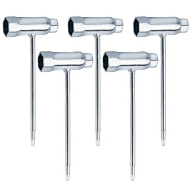 Ceukius 5pack Replacement Combination 13 x 19mm TWrench and T27 Screwdriver Chain Saw Scrench Socket Wrench for Spark Plug