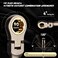 DISEN 12 Pcs Flex Head Ratcheting Wrench Set 90 Teeth Combination Ratchet Wrenches Set SAE14 to 34 CrV Steel 12Point Nickel Plating with Organizer Rack Visit the Store