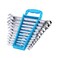 DURATECH Combination Wrench Set Metric 11Piece 8 10 11 12 13 14 15 16 17 18 19mm 12Point CRV Steel Organized in Wrench Holder