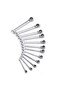 FLZOSPER 10mm Metric Reversible Geared WrenchBox End Head 72Tooth Reversible Ratcheting Combination Wrench Spanner