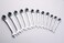 FLZOSPER 12mm Metric Fix Tubing WrenchFixed Head Tubing Ratchet Open End Wrench Ratcheting Fix Combination Wrench Spanner