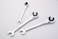 FLZOSPER 17mm Metric Fix Tubing WrenchFixed Head Tubing Ratchet Open End Wrench Ratcheting Fix Combination Wrench Spanner