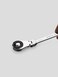 FLZOSPER 17mm Metric Fix Tubing WrenchFlexHead Gear Wrench Ratcheting Fix Combination Wrench Spanner