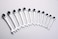 FLZOSPER 18mm Metric Fix Tubing WrenchFixed Head Tubing Ratchet Open End Wrench Ratcheting Fix Combination Wrench Spanner