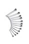 FLZOSPER 19mm Metric Reversible Geared WrenchBox End Head 72Tooth Reversible Ratcheting Combination Wrench Spanner