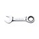 FLZOSPER 7mm Metric Stubby Box End Head Geared Wrench 72Tooth Ratcheting Combination Wrench Spanner