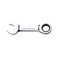 FLZOSPER 7mm Metric Stubby Box End Head Geared Wrench 72Tooth Ratcheting Combination Wrench Spanner