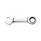 FLZOSPER 9mm Metric Stubby Box End Head Geared Wrench 72Tooth Ratcheting Combination Wrench Spanner
