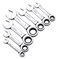 FLZOSPER 9mm Metric Stubby Box End Head Geared Wrench 72Tooth Ratcheting Combination Wrench Spanner