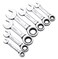 FLZOSPER 9mm Metric Stubby Box End Head Geared Wrench 72Tooth Ratcheting Combination Wrench Spanner