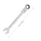 FOCMKEAS 1116 Inch Inch FlexHead Ratcheting Combination Wrench SAE 72 Teeth 12 Point Ratchet Box Ended and Open End Spanner Tools Flexible Head Gear Wrench HeatTreated CRV
