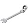 FOCMKEAS 11mm FlexHead Ratcheting Combination Wrench Metric 72 Teeth 12 Point Ratchet Box Ended and Open End Spanner Tools Flexible Head Gear Wrench HeatTreated CRV