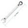 FOCMKEAS 1316 Inch Ratcheting Combination Wrench SAE 72 Teeth 12 Point Ratchet Box Ended and Open End Spanner Tools for Tight Space HeatTreated CRV