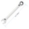 FOCMKEAS 1316 Inch Ratcheting Combination Wrench SAE 72 Teeth 12 Point Ratchet Box Ended and Open End Spanner Tools for Tight Space HeatTreated CRV
