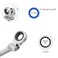 FOCMKEAS 20mm FlexHead Ratcheting Combination Wrench Metric 72 Teeth 12 Point Ratchet Box Ended and Open End Spanner Tools Flexible Head Gear Wrench HeatTreated CRV