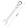 FOCMKEAS 23mm FlexHead Ratcheting Combination Wrench Metric 72 Teeth 12 Point Ratchet Box Ended and Open End Spanner Tools Flexible Head Gear Wrench HeatTreated CRV