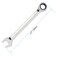 FOCMKEAS 38 Inch Ratcheting Combination Wrench SAE 72 Teeth 12 Point Ratchet Box Ended and Open End Spanner Tools for Tight Space HeatTreated CRV