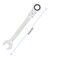 FOCMKEAS 7mm FlexHead Ratcheting Combination Wrench Metric 72 Teeth 12 Point Ratchet Box Ended and Open End Spanner Tools Flexible Head Gear Wrench HeatTreated CRV