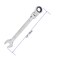 FOCMKEAS 932 Inch FlexHead Ratcheting Combination Wrench SAE 72 Teeth 12 Point Ratchet Box Ended and Open End Spanner Tools Flexible Head Gear Wrench HeatTreated CRV