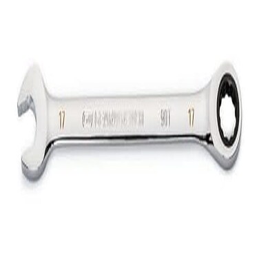 GEARWRENCH 17mm 4 Degree Swing Arch 12 Point Ratcheting Combination Wrench 86917