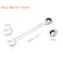 HARFINGTON 2pcs Ratcheting Wrench 13mm Metric 12PT CrV Polished Chromed Ratcheting Double End Combination Wrench with 72 Tooth and 5 Movement Industrial Grade Gear Spanner Tool for Repair