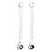 HARFINGTON 2pcs Ratcheting Wrench 6mm Metric 12PT CrV Polished Chromed Ratcheting Double End Combination Wrench with 72 Tooth and 5 Movement Industrial Grade Gear Spanner Tool for Repair