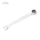HARFINGTON 2pcs Ratcheting Wrench 6mm Metric 12PT CrV Polished Chromed Ratcheting Double End Combination Wrench with 72 Tooth and 5 Movement Industrial Grade Gear Spanner Tool for Repair
