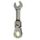 HARFINGTON Flex Head Ratchet Wrench Spanner 12 SAE Ratcheting Combination Wrench 72Teeth Chrome Vanadium Steel Ratchet Gear Spanners with 12 Point Box End for Auto Repairs Home Projects
