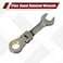 HARFINGTON Flex Head Ratchet Wrench Spanner 12 SAE Ratcheting Combination Wrench 72Teeth Chrome Vanadium Steel Ratchet Gear Spanners with 12 Point Box End for Auto Repairs Home Projects