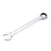 HARFINGTON Ratcheting Wrench 27mm Metric 12PT CrV Polished Chromed Ratcheting Double End Combination Wrench with 72 Tooth and 5 Movement Industrial Grade Gear Spanner Tool for Repair
