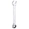 HARFINGTON Ratcheting Wrench 27mm Metric 12PT CrV Polished Chromed Ratcheting Double End Combination Wrench with 72 Tooth and 5 Movement Industrial Grade Gear Spanner Tool for Repair