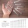 HARFINGTON Thin Combination Wrench Set 44555567891011mm Offset 6Point Ended Box and 15Angled Open End Mini Combination Wrench 30Cr13 Metric Spanner with for Auto Repairs