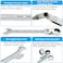 HARSKIYER 13mm Flex Head Ratchet Wrench 12 Point Chrome Vanadium Steel Combination Spanner with 72 Tooth Ratcheting Gear Metric Industrial Grade Tool for Automotive and Mechanical Maintenance